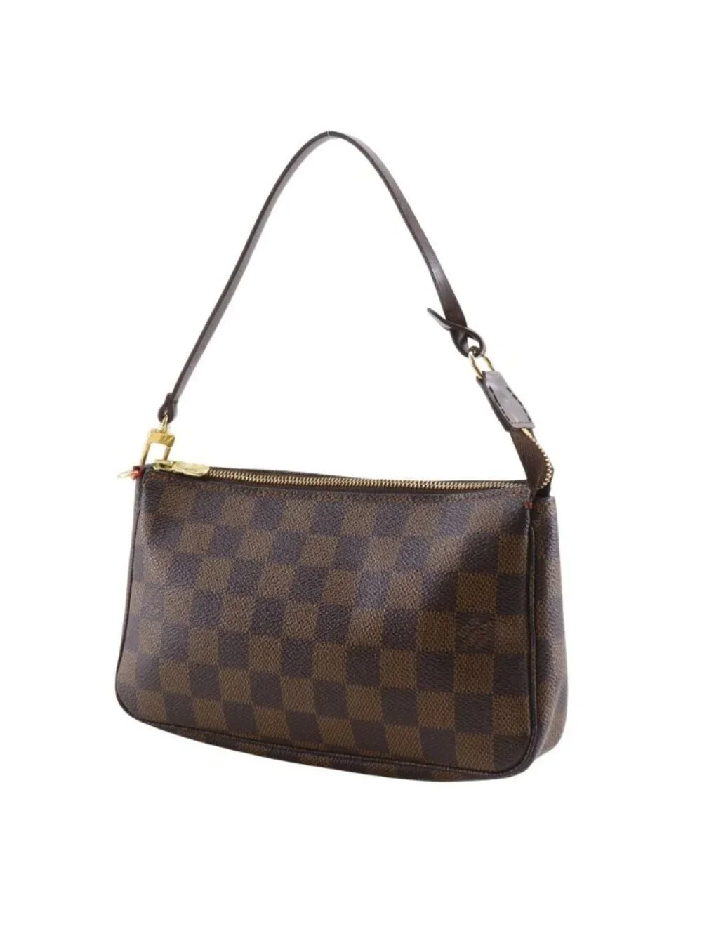 Louis Vuitton Pochette Pouch Damier Canvas Brown